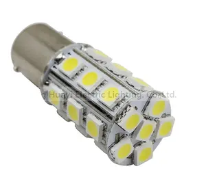 Lâmpada automática branca quente de led, com 1141 1156 1073 93 base ba15s, usado em rvs