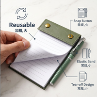 Carnet de notes portable en cuir format A6, couverture rigide, avec reliure cousue, épaissi, idéal pour le bureau, personnalisable avec logo publicitaire, cadeau d'entreprise