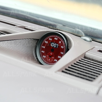 Prix usine pour Porsche Taycan chronomètre 2014-2020 4 couleurs simulation sport chronomètre sport horloge avec couvercle de tableau de bord