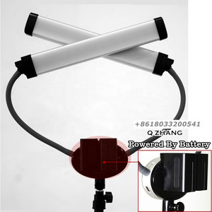 <span class=keywords><strong>FX</strong></span>-480II 48W 3200K-5500K Double Bras Beauté Remplir LED éclairage photographique pour le Flux En Direct/<span class=keywords><strong>Maquillage</strong></span>/Téléphone Vidéo Caméra/De Tatouage - Product Image 5