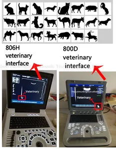 Máquina de ultrasonido portátil, instrumento médico de ecografía, SUN-806H