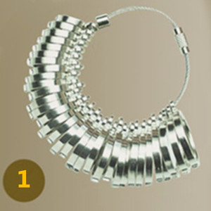 メタルスティックリングサイザーリングスティック拡大マンドレルゲージDIYツールジュエリー作り用4スタイル指サイズ測定装置 - Product Image 6