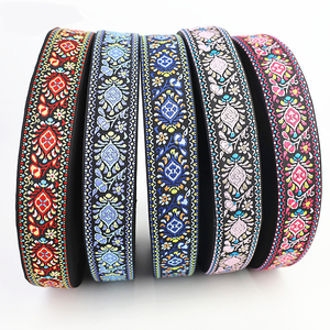 REWIN gros mode 50mm style ethnique multicolore broderie sangle ruban pour sac sangle guitare ceinture sangle tissu décoration - Product Image 1