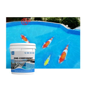 YURU Tanque de agua de hormigón Impermeabilización <span class=keywords><strong>Pintura</strong></span> de revestimiento de goma impermeable flexible <span class=keywords><strong>para</strong></span> fuentes de piscina de estanque de peces de hormigón - Product Image 5