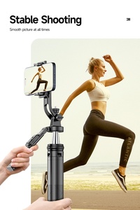 Perche à <span class=keywords><strong>selfie</strong></span> pliable et portable de 1,8 mètre avec trépied sans fil Bluetooth pour téléphone et caméra, idéale pour le suivi du visage - Product Image 5