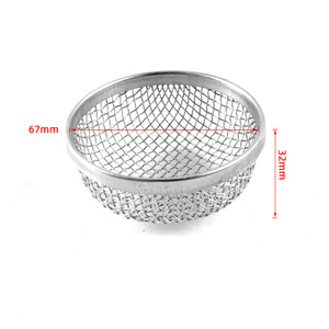 Couverture en maille d'acier inoxydable pour aérateur, diamètre 67 mm, profondeur 32 mm, pour utilisation en camping-car - Product Image 1