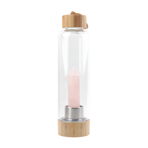 Natural Crystal Gravel Glass Bottle New Design Crystal Tower Water Bottle - Product Image 6