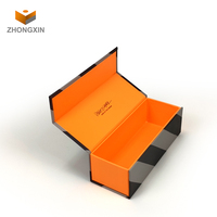 Boîtes cadeaux d'emballage en papier pour lunettes de soleil en carton à rabat magnétique de luxe avec logo personnalisé