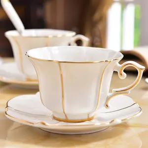 便宜的陶瓷杯咖啡和茶 200毫升金咖啡杯