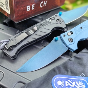 Cuchillo EDC para acampar al aire libre con mango de fibra de nailon y hoja de material CPM Magnacut, ideal para equipo de senderismo. - Product Image 1