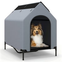 Tente surélevée pour chien en acier et polyester, respirante et résistante à l'humidité, pour le camping et toutes les saisons, vente en gros d'accessoires pour lits surélevés pour chiens