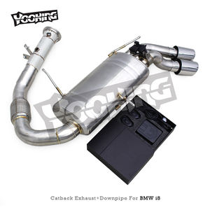Échappement à soupape d'usine pour moteur <span class=keywords><strong>BMW</strong></span> <span class=keywords><strong>I8</strong></span> 1.5T B38 2014-2019 Turbo Downpipe Sport Racing Pipes avec télécommande à soupape - Product Image 2
