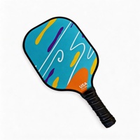 Vente directe d'usine Raquette de pickleball en fibre de verre matériau nid d'abeille fibre de carbone T700 12 mm d'épaisseur 220 g Adulte Enfant 0 trous