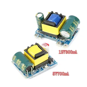 AC-DC 5V 700mA 12V 300mA 3.5W Interruptor Isolado Módulo de Alimentação Buck Converter Step Down Módulo 220V turn 5V/12V