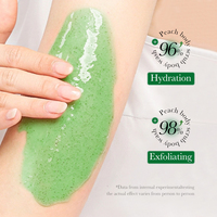 SADOER Nouveau Gel Douche Exfoliant au Kiwi, Lotion Corporelle Blanchissante et Hydratante à Effet Moussant pour le Bain