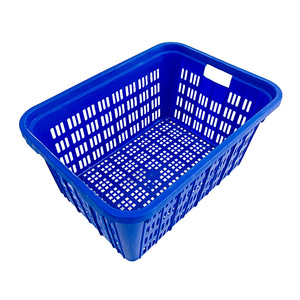 <b>Rectangular</b> Thickened Plastic <b>Storage</b> <b>Basket</b> B-302 No 3 Deep With Handle For Toys Clothing Vegetables And Sundries - Product Image 4