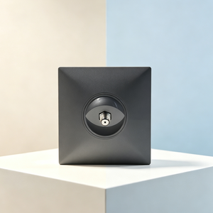 Plaque murale A6 en acier bronze pour port satellite incliné, type F, pour transmission de signal <span class=keywords><strong>TV</strong></span> satellite - Product Image 2