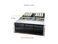 Serveur GPU 4U d'occasion Supermicro As-4124GS-TNR prenant en charge les processeurs AMD EPYC 7002/7003 PCIE4.0