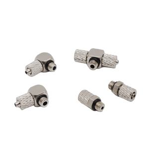 Conector Rápido Miniatura Tipo Pagoda PT PL4-M5 PC4/6-M3-M4-M5-M6 Conexión en T Piezas Neumáticas PB - Product Image 3