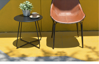 Petite Table auxiliaire de canapé, en métal, Design KD, pour salon, chambre à coucher, balcon