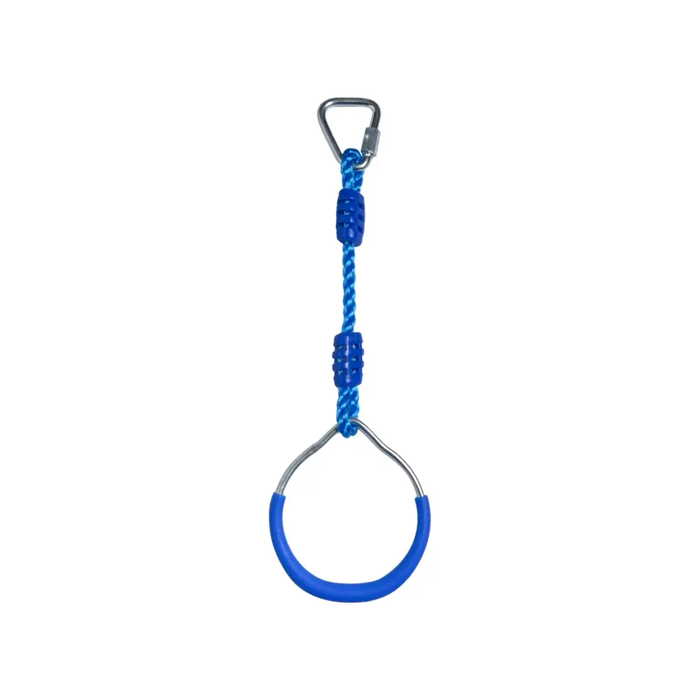 sales Playgrounds Outdoor Gymnastic Ring Hanging Rings Ninja Climbing Kids Toys Children Swing Rings Mountain Work Out Climbing