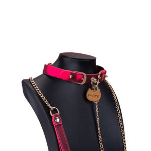 Collar Punk Novedoso para Juegos <span class=keywords><strong>de</strong></span> Rol Sexuales para Adultos con <span class=keywords><strong>Correa</strong></span>, Accesorio Termosensible y <span class=keywords><strong>de</strong></span> <span class=keywords><strong>Castigo</strong></span> para Momentos Íntimos, BDSM - Product Image 3