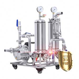 Nouvelle machine de filtration automatique en acier inoxydable pour whisky, vin blanc et spiritueux, 370W, filtration 0,1 µm, purification, amélioration du goût - Product Image 2