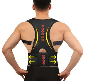 High Quality Magnetic Medical Back Posture Corrector Therapy Corset Adult Clavicle Spine Back Shoulder Lumbar Brace