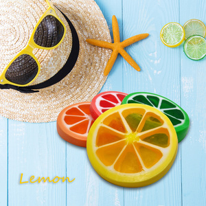 OEM Organic Vegan Dried <b>Lemon</b> Slice Bath <b>Soap</b> Handmade Solid Herbal Whitening Bars Safe for Skin Travel Size Skincare Function - Product Image 3
