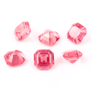 Piedras Preciosas Cultivadas Artificialmente Muy Raras, Padparadscha, Calidad VVS, Corte Accsher, Color Rosa Natural, Nunca se Deslustran con el Pasar del Tiempo - Product Image 2