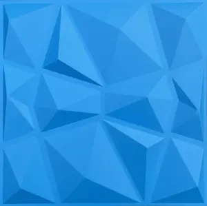 แผ่นกระเบื้องผนังพีวีซี3D ที่ทันสมัยสำหรับตกแต่งบ้านแผ่นผนังภายนอกกันน้ำสำหรับการรับประทานอาหารห้องนอนและพื้นหลังโซฟาห้างสรรพสินค้า - Product Image 1