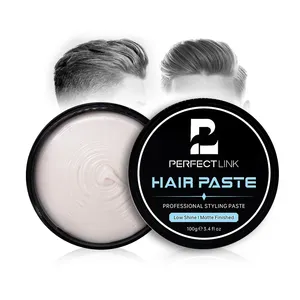 Etiqueta privada orgánica fuerte retención alto rendimiento volumen y textura cabello arcilla mate para hombres pasta de arcilla para el cabello mate
