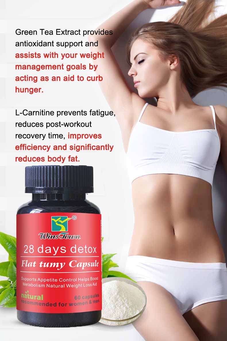 l carnitine detox Detox Flat Tummy Capsule for Green Tea Extract L-Carnitine Appetite Control  Metabolism Support Weight Management Supplement| Alibaba.com