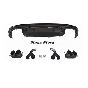 Difusor Trasero Estilo SQ5 con Salidas Dobles para Audi 19-21, Puntas de Escape B9, Mejora para Audi <span class=keywords><strong>Sline</strong></span> <span class=keywords><strong>Q5</strong></span> - Product Image 2