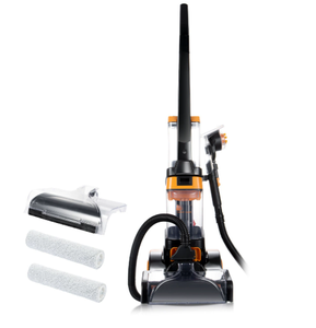 Nettoyeur de tapis et de sols électrique vertical multifonctionnel de qualité supérieure pour sièges de voiture, avec fonction de lavage et aspiration des débris - Product Image 1