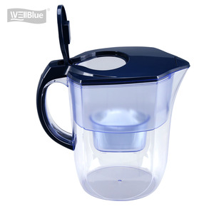 <span class=keywords><strong>Carafe</strong></span> filtrante manuelle 2,8 L en gros, sans BPA, purificateur d'eau standard, cartouche filtrante au <span class=keywords><strong>charbon</strong></span> <span class=keywords><strong>actif</strong></span>, compatible OEM - Product Image 2