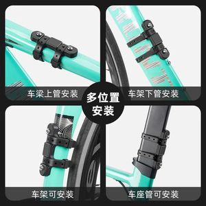 Soporte Universal para botella de agua para bicicleta, de silicona, duradero, sin necesidad de perforación, Compatible con bicicletas de montaña y carretera - Product Image 5