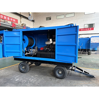 Grande machine à jet d'eau pour canalisation de vidange d'égout 250Bar Nettoyeur haute pression Hydro Blaster Equipment