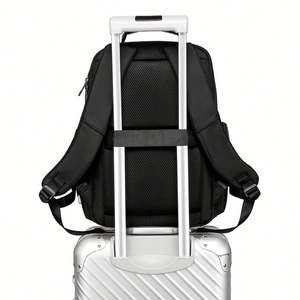 Mochila de Viaje para Hombre, Gran Capacidad, 16 Pulgadas, para Negocios, 1680D, Microfibra Balística, Impermeable, con Compartimento para Portátil, Negra, Venta Caliente - Product Image 4