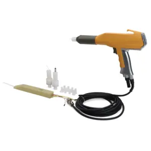 Hand type manual powder coating gun