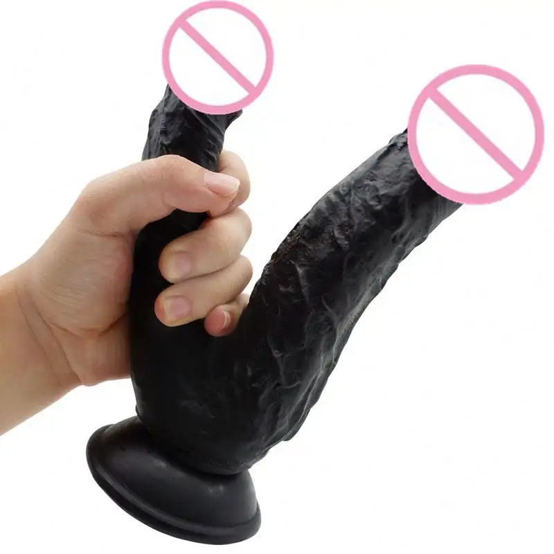 PVC doppio artificiale Dildo enorme grasso pene anale donna lesbica masturbazione pene realistico giocattolo sessuale per femmina