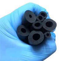 Tube rond creux en mousse de caoutchouc EPDM noir, personnalisable, amortisseur de chocs, joint d'étanchéité perforé, joint torique, isolation phonique en éponge