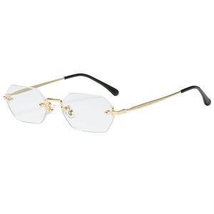 S31454 Fashion Ladies Rimless <b>Sunglasses</b> Rectangle Brand Designer <b>Square</b> Sun Glasses Trendy Unisex <b>Sunglasses</b> 2022 - Product Image 4