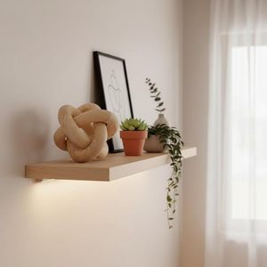 קישוט עץ תלת-חלקי בסגנון כפרי, קישוט שולחן קפה מגולף בעבודת יד, קישוט שרשרת לחדר מגורים, חדר שינה או בית. - Product Image 3