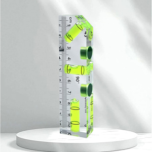Niveau à bulle en T entièrement transparent, précision 1 mm, magnétique, pour la plomberie et la menuiserie domestiques - Product Image 3