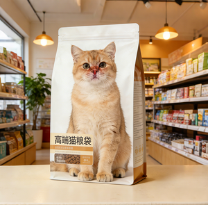 ถุงบรรจุภัณฑ์อาหารสัตว์เลี้ยงเกรดอาหาร ปิดผนึกได้ กันความชื้น สำหรับอาหารสุนัขและแมว - Product Image 2