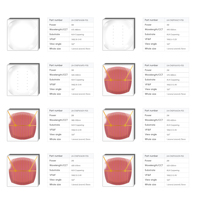 Puce LED de type Amber Red IR Far Red 590nm 600nm 610nm 630nm 660nm 690nm 620nm 710nm 740nm 730nm 830nm 850nm 940nm 1000nm 1.8-2.4V