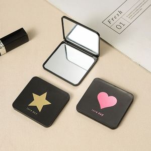 Portable Double-Sided Mini Makeup <b>Mirror</b> Cute Carry-on Vanity Cosmetic <b>Mirror</b> for Students and Women Hand-carried Folding Design - Product Image 2