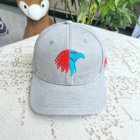 Casquette Trucker Personnalisée avec Logo, Visière Courbée, 6 Panneaux, en Sergé de Coton et Maille, Fermeture Snapback, pour Uniforme d'Entreprise, Vente en Gros