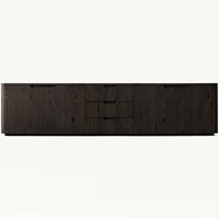 Luxe Style Français Entrée Salon Couloir Meubles 3 Tiroirs 4 Portes En Bois Console Table Antique